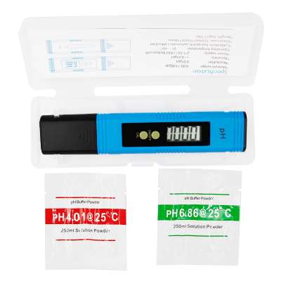 Blue New Portable LCD Digital PH Meter PH Pen Water quality Tester Automatic Calibration For Aquariums Pool Water Wine Urine